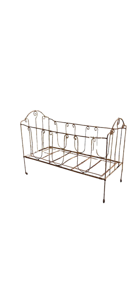 French Wrought Iron Crib Baby Bed