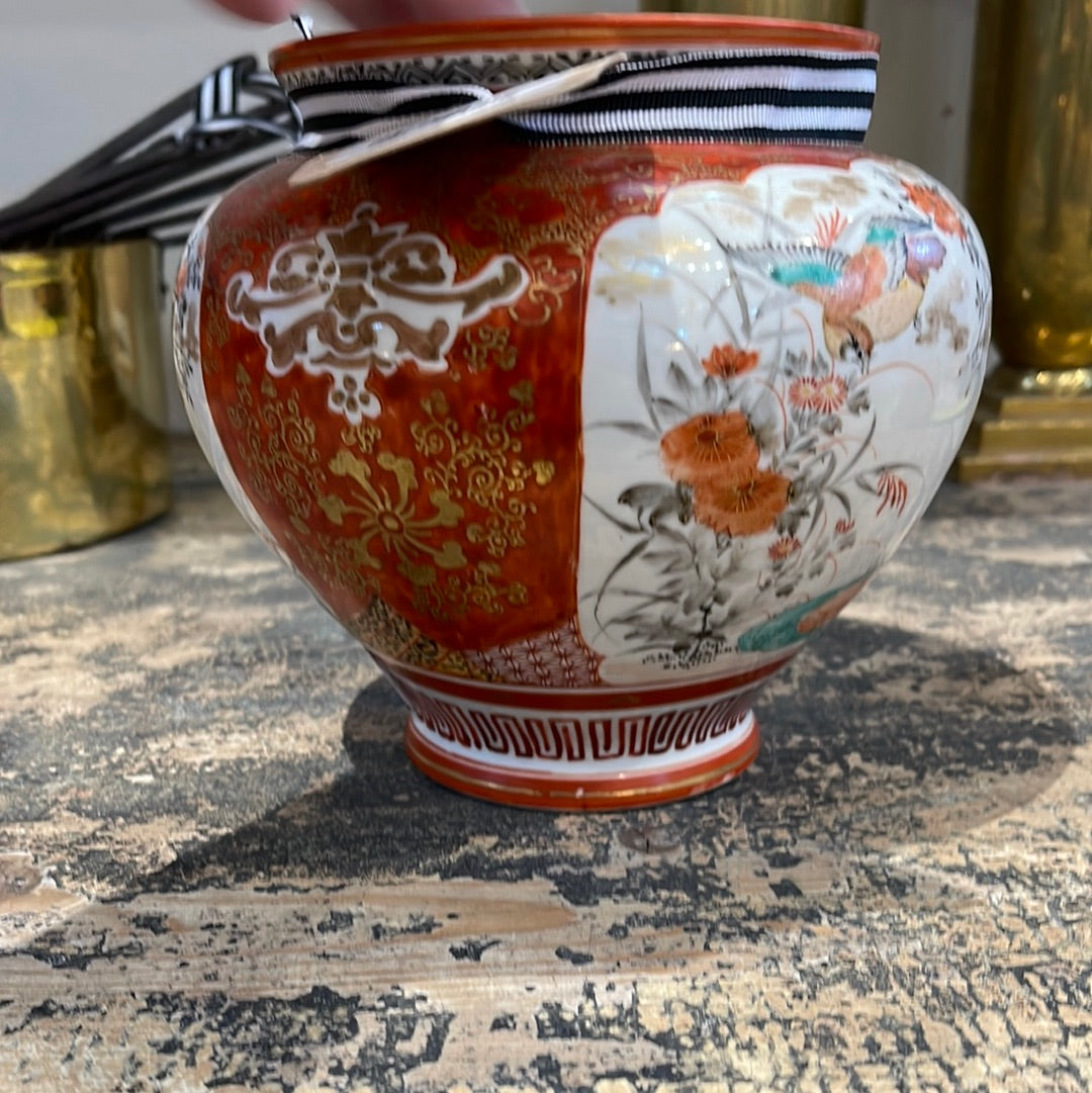 Meiji Period Kutani Period Vase - 174