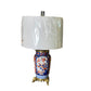 Vintage Imari Lamp with golden inner shade
