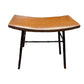 Metal Framed Leather Topped Stool