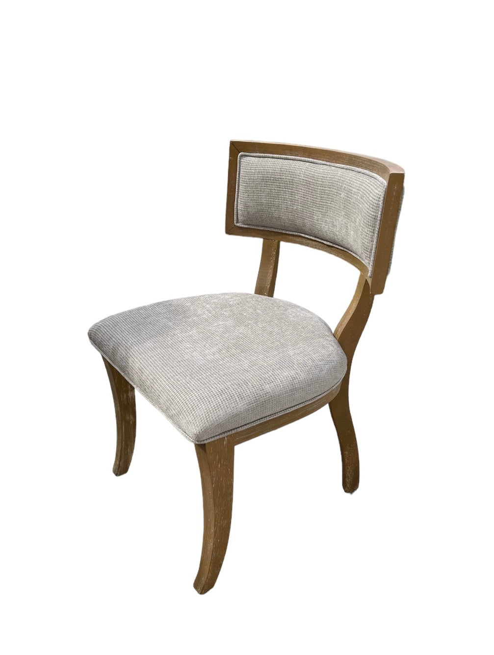 Farmhouse Dining Chair - Natural Upholstrey