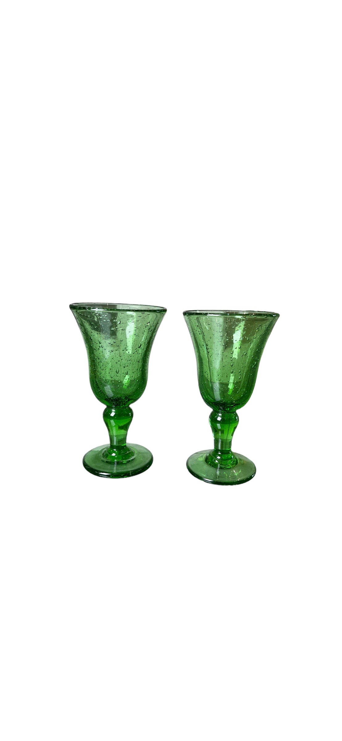Small Green Wine Glass