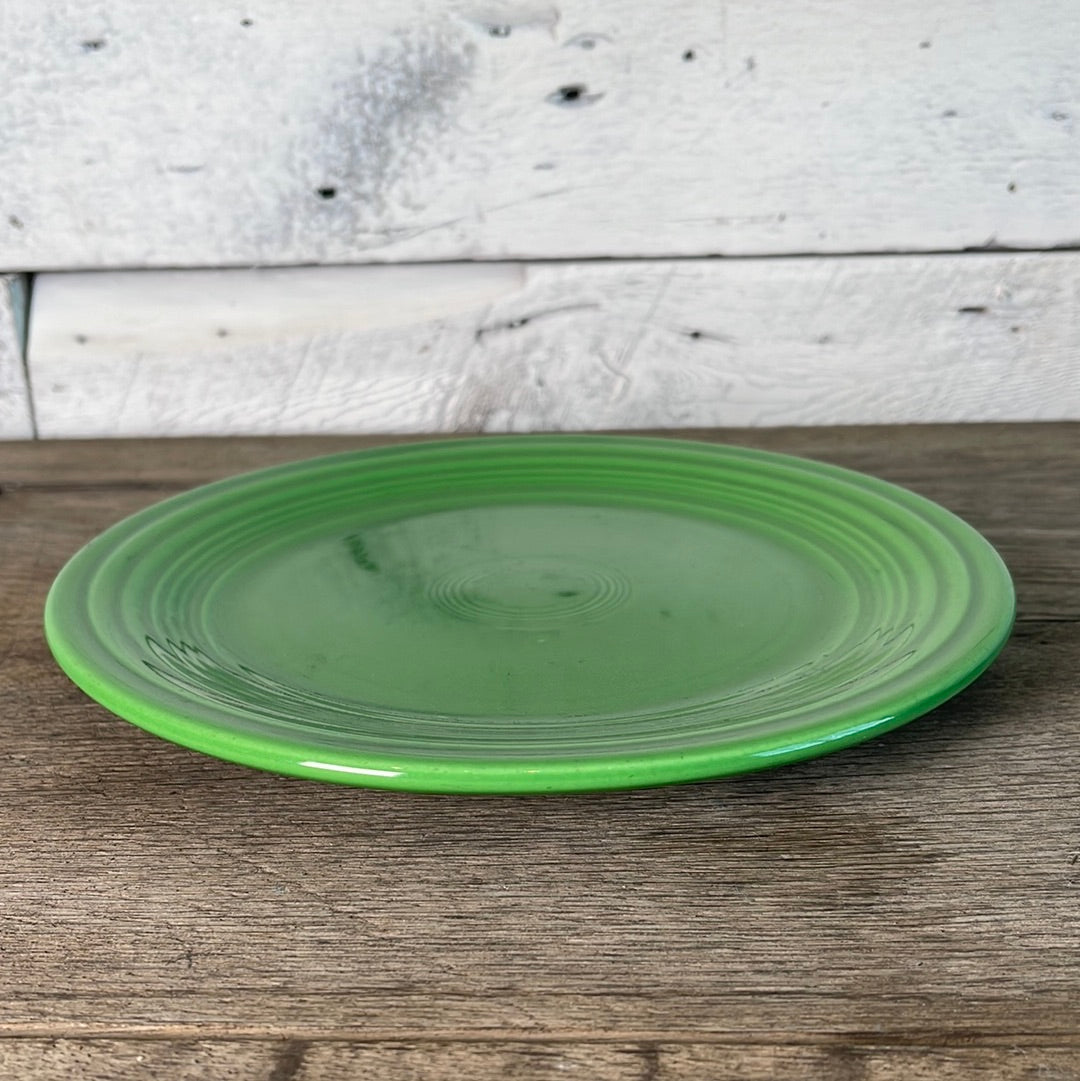 Vintage Fiestaware Medium Green 9.5” Luncheon Plate