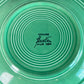 Vintage Fiestaware Light Green Dinner Plate Homer Laughlin Fiestaware 9.5" Diameter