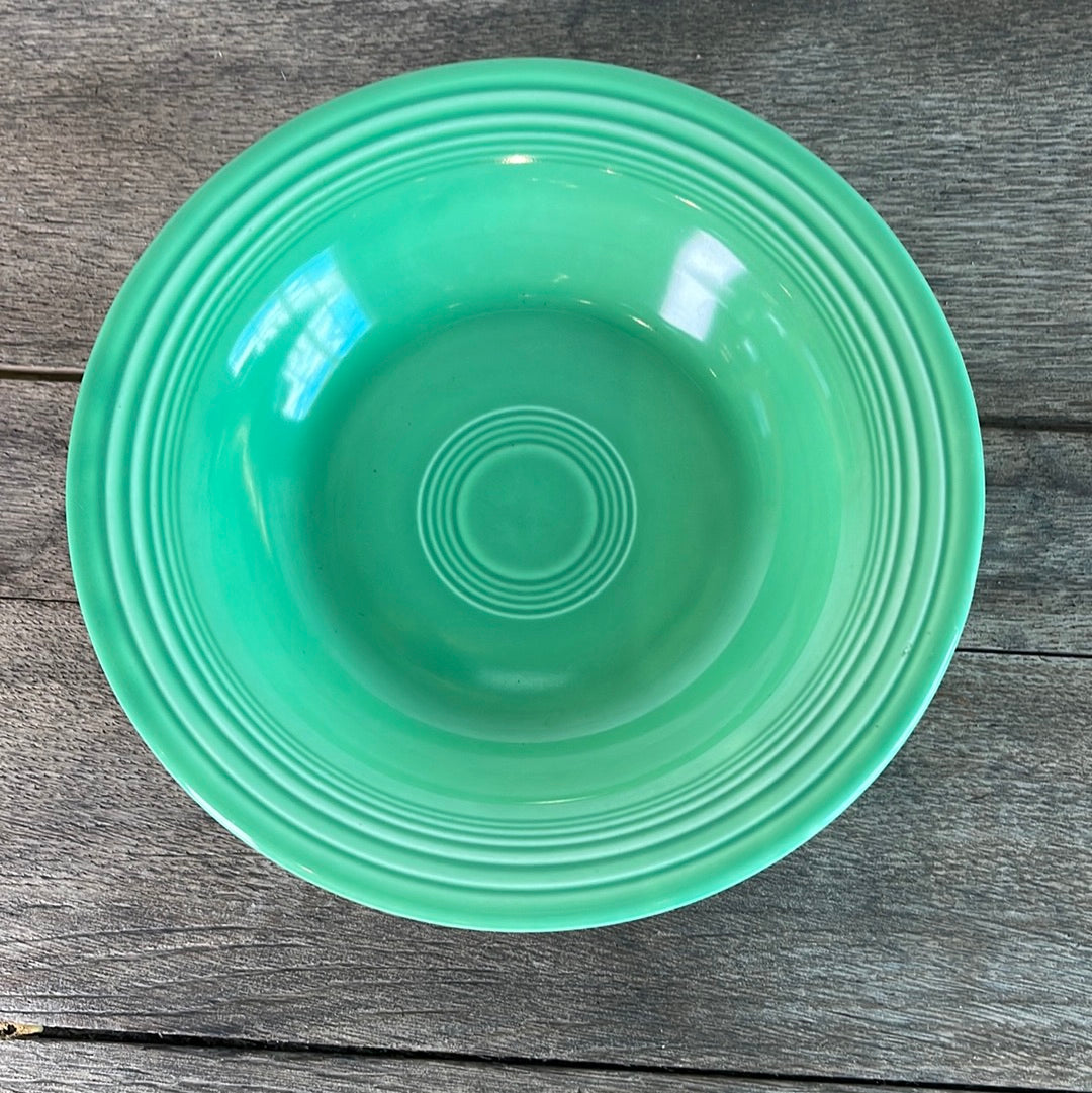 Vintage Fiestaware Pasta Soup Bowl Original Light Green