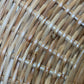 32” Rattan Mirror with Matching Hangar