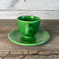 Medium Green Fiestaware Cup and Saucer