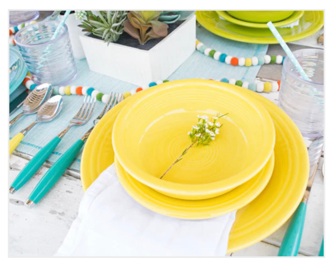 Fiesta ware Sunflower 10.5” Dinnerplate