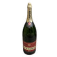 Mid-Century Modern Oversized Piper-Heidsieck Glass Champagne Bottle