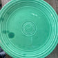 Vintage Fiestaware Green Luncheon Plate Homer Laughlin Fiestaware 9.5" Diameter