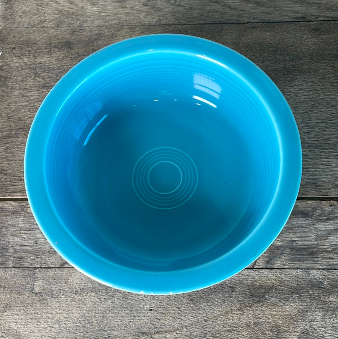 Turquoise Fiestaware Nappy Bowl