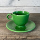 Medium Green Fiestaware Cup and Saucer