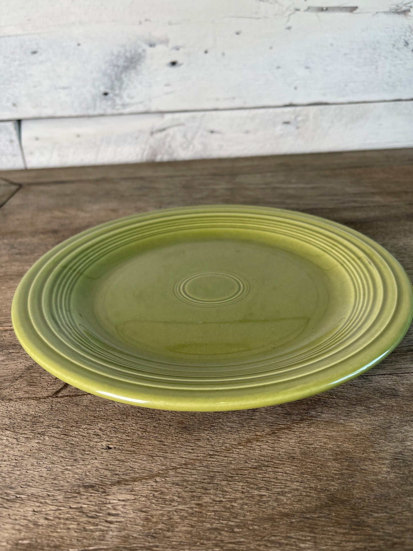 Vintage Fiestaware Turf Green Dinner Plate 10.25”