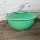 Vintage Fiestaware Homer Laughlin Fiesta Kitchen Kraft Individual Casserole in Light Green 8"