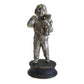 Statue of Boy Pocket Watch Holder Missing Hook