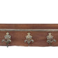Wood and Brass Coat Rack 1900