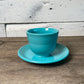 Turquoise Fiestaware Cup and Saucer