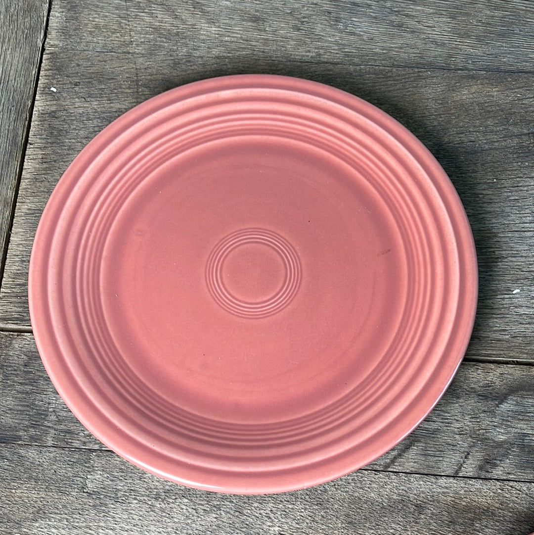 Original Vintage Rose Fiestaware Luncheon Plate