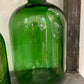 Green Glass Jug Decorative Bottle