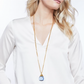 Julie Vos - Savannah Gold Pendant Necklace