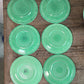 Vintage Fiestaware Green Luncheon Plate Homer Laughlin Fiestaware 9.5" Diameter