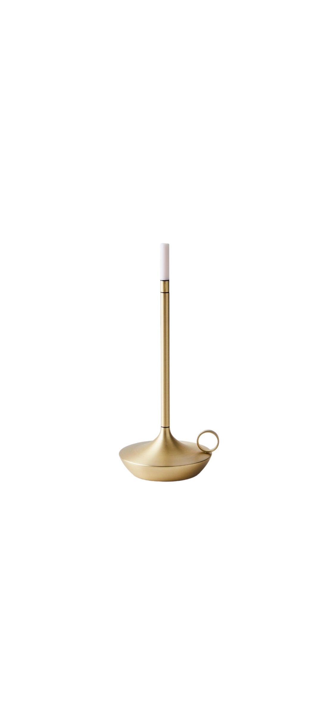 Rechargeable Brass Wick Lantern