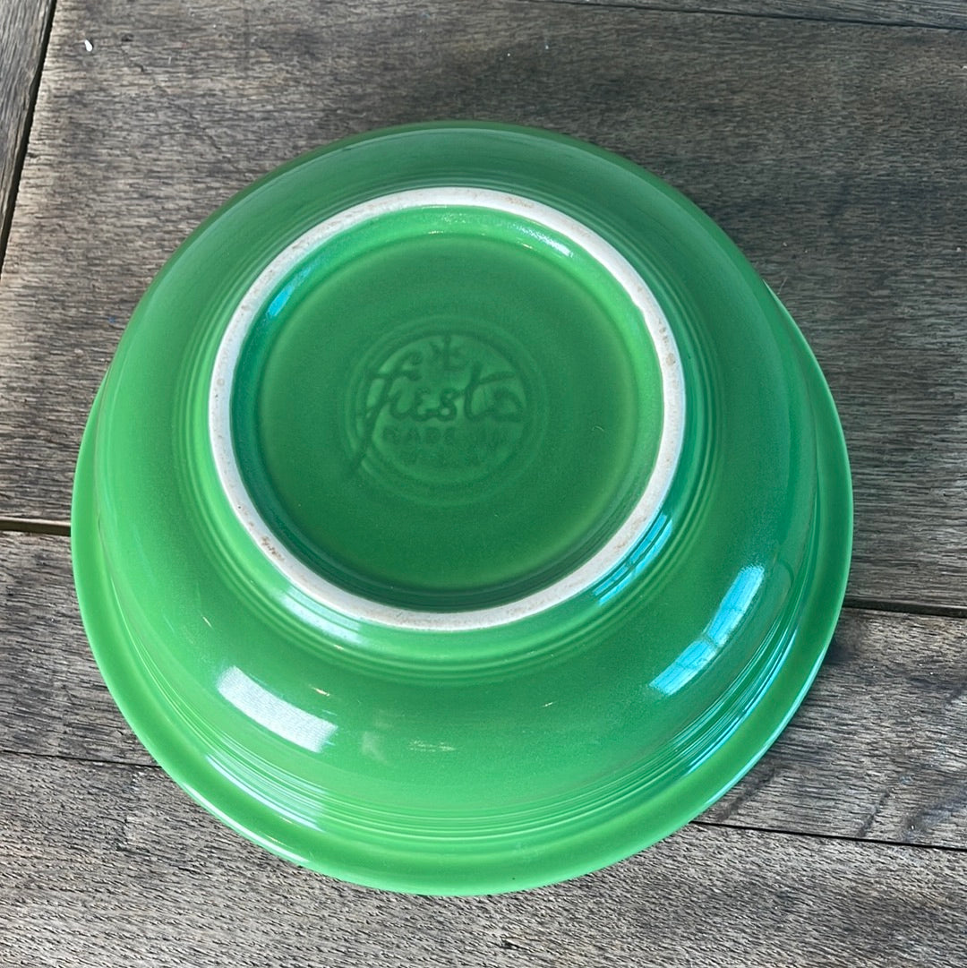 Vintage Medium Green Fiestaware Nappy Bowl