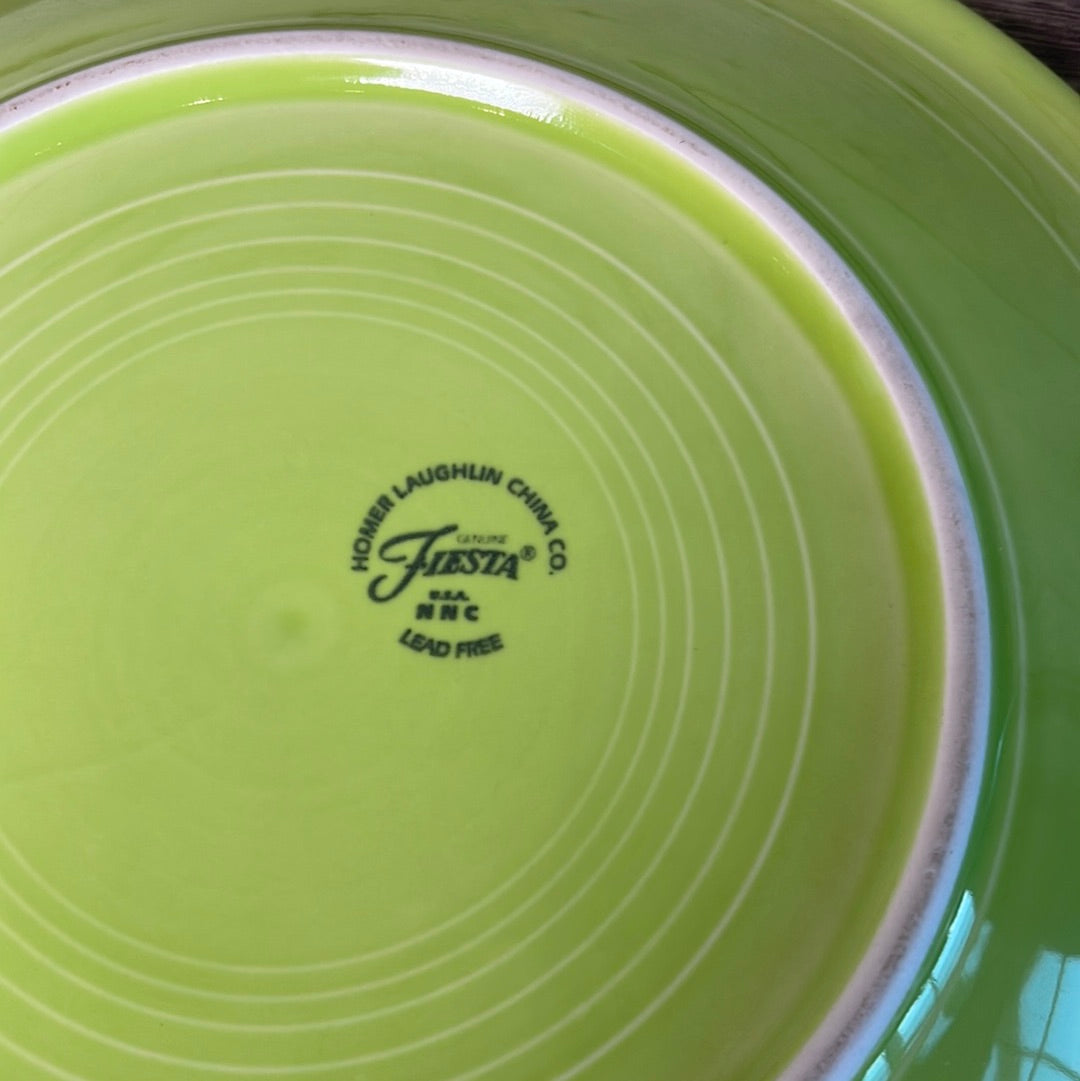 Fiestaware New Chartreuse Dinner Plate 10 3/8”