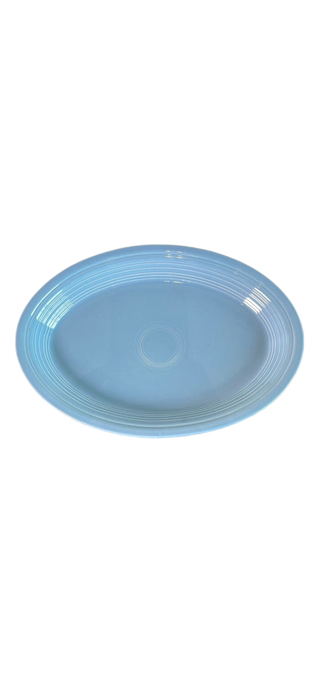 Periwinkle Oval Serving Platter Fiestaware