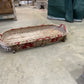 Grape Sorting Basket with Red Writing and Red Handles