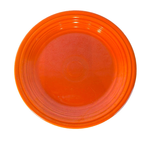 Vintage Fiestaware Original Red 9.5” Luncheon Plate