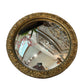 Vintage Round Convex Gilt Effect Mirror