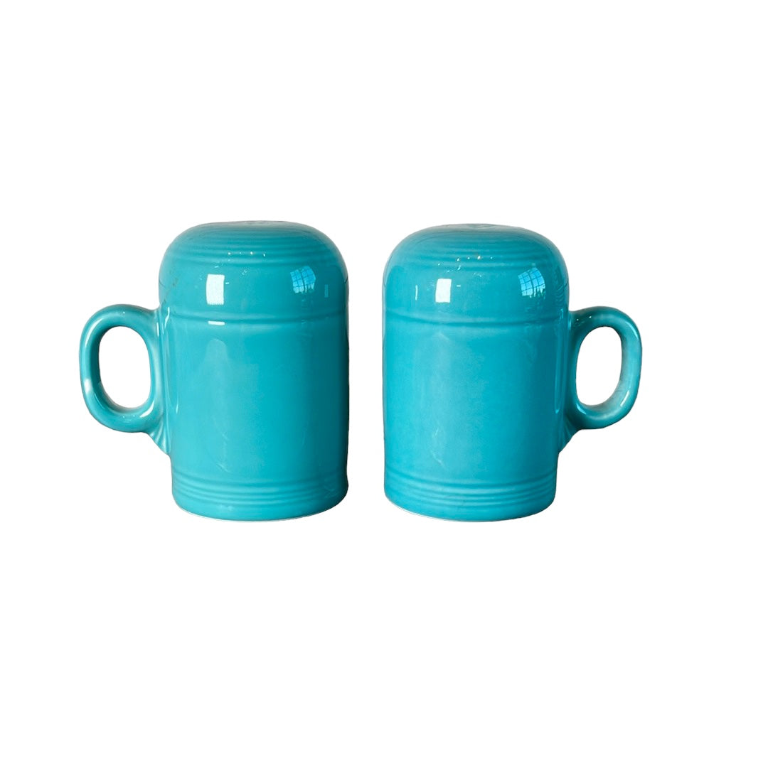 Fiestaware Turquoise Rangetop Salt & Pepper Shakers