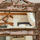 Shelf with Mirror and Towel Bar