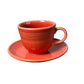 Persimmon Fiestaware Cup & Saucer