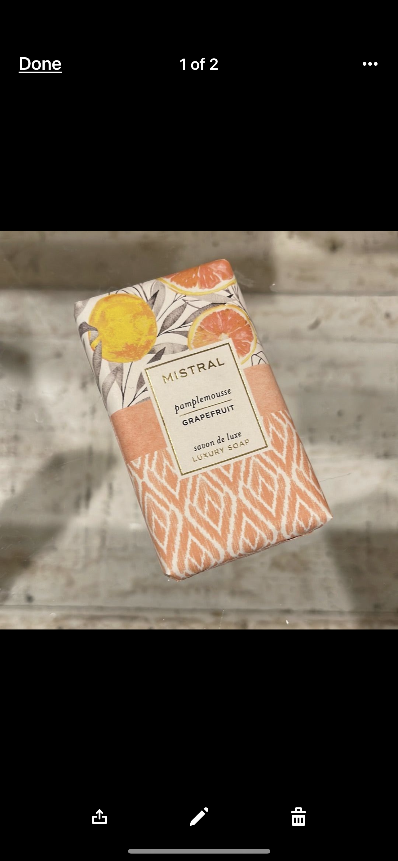 Grapefruit Bar Soap by Mistral