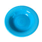 Vintage Fiestaware Turquoise Rim Soup Bowl