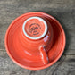 Persimmon Fiestaware Cup & Saucer