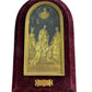 Etched Gold Religious Plaque
