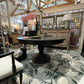Black Round Reclaimed Dining Table