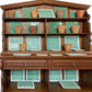 Art Deco Green Majolica Dinner Set