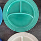 Set of 4 Vintage Homer Laughlin Fiesta Fiestaware Compartment Plate 10"