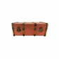 Vintage Pink Velvet Travel Trunk