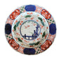 Meiji Imari Dish with Jasmine/Bamboo Posts
