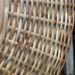 32” Rattan Mirror with Matching Hangar