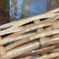 32” Rattan Mirror with Matching Hangar