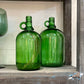 Green Glass Jug Decorative Bottle