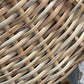 32” Rattan Mirror with Matching Hangar