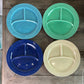 Set of 4 Vintage Homer Laughlin Fiesta Fiestaware Compartment Plate 10"