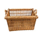 English Wicker Laundry Basket